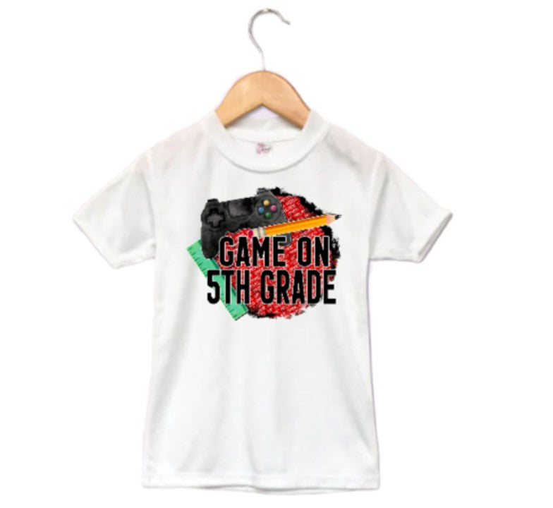 Game on ANY GRADE Back to School Boys Shirt