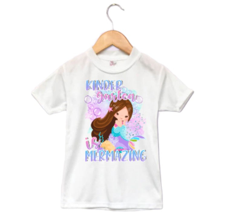 Mermazing Girls Shirt ANY GRADE Back to School