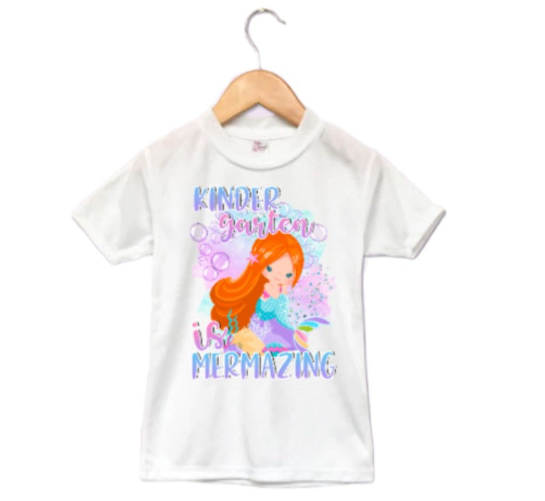 Mermazing Girls Shirt ANY GRADE Back to School