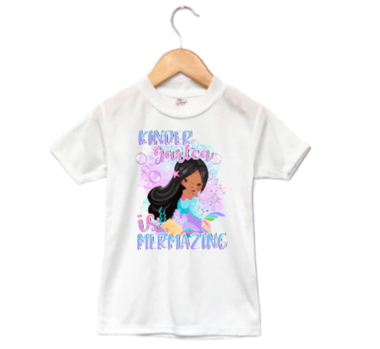 Mermazing Girls Shirt ANY GRADE Back to School