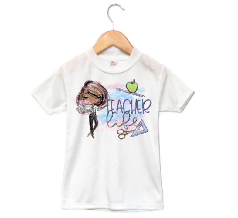 Teacher Life Ladies Shirt School