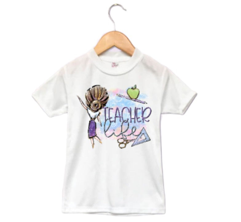 Teacher Life Ladies Shirt School