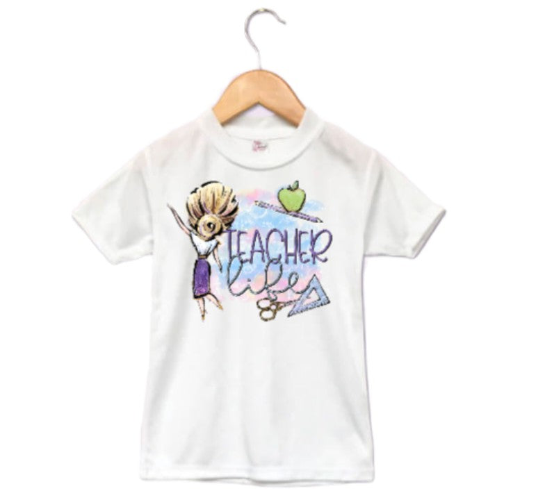 Teacher Life Ladies Shirt School