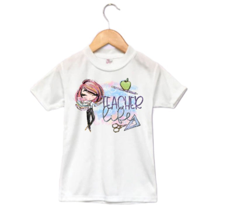 Teacher Life Ladies Shirt School