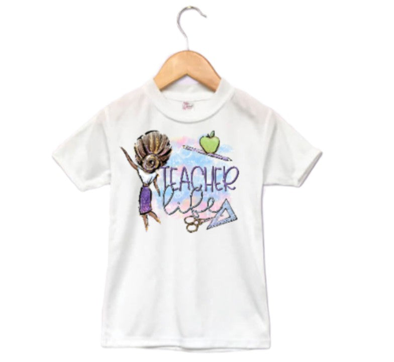 Teacher Life Ladies Shirt School