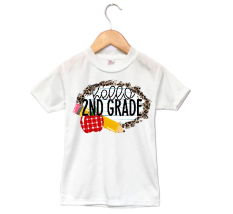 Hello Grade Girls Shirt Boys Shirt ANY GRADE