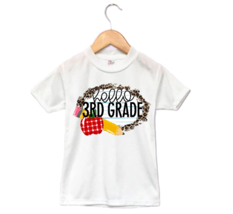 Hello Grade Girls Shirt Boys Shirt ANY GRADE