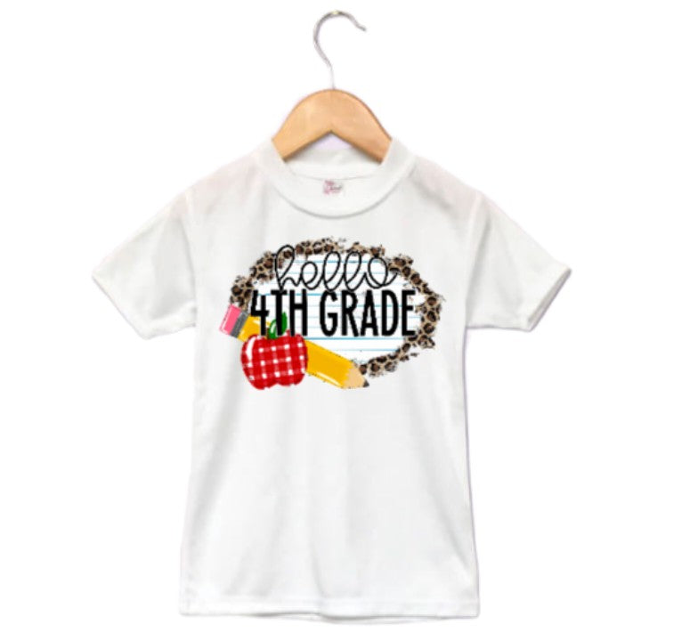 Hello Grade Girls Shirt Boys Shirt ANY GRADE