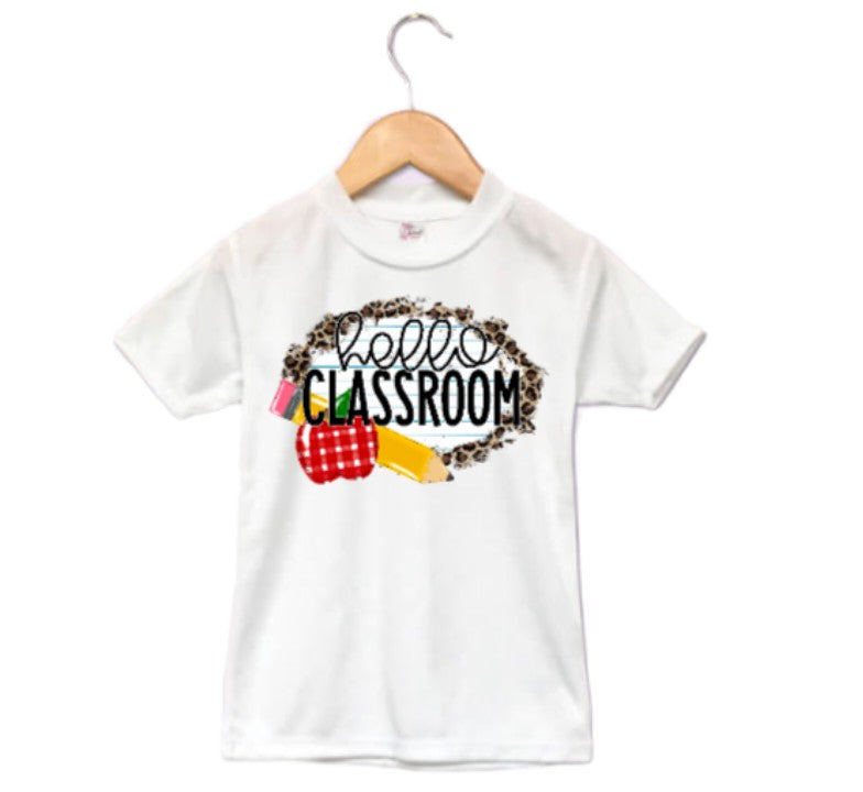 Hello Classroom Ladies Shirt School