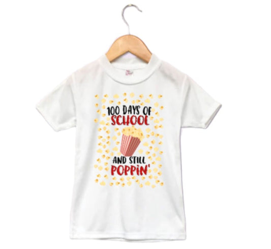 100 Days of School Girls Shirt Boys Shirt