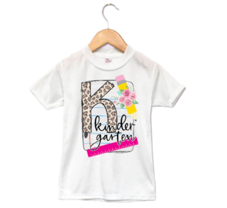 Leopard Any Grade Girls Shirt School