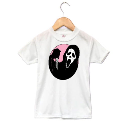 Ghost Face Halloween Girls Shirt Boys Shirt Ladies Shirt