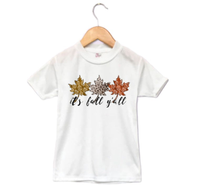 It's Fall Y'all Girls Shirt Ladies Shirt