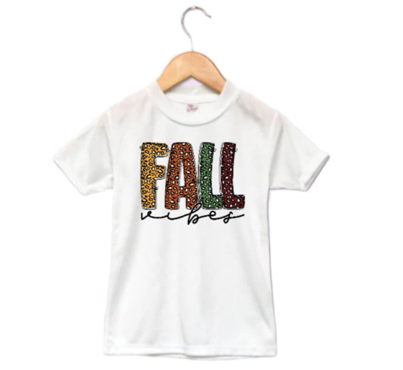 Fall Vibes Fall Girls Shirt Boys Shirt Ladies Shirt