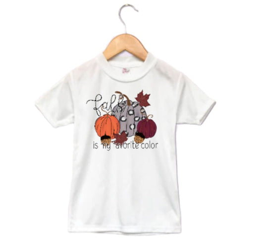 Fall Is My Favorite Color Girls Shirt Ladies Shirt Boys Shirt