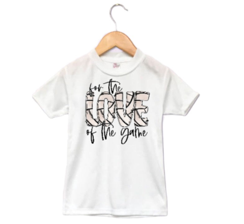 For The Love Of The Game Ladies Shirt