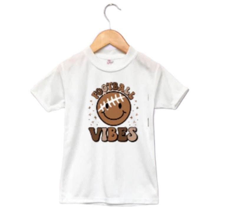 Football Vibes Ladies Shirt Girls Shirt Boys Shirt