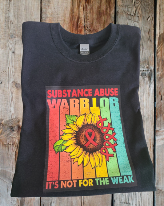 Substance Abuse Warrior Ladies Shirt Mens Shirt
