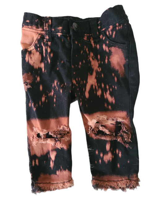 Black Boys Distressed Jeans
