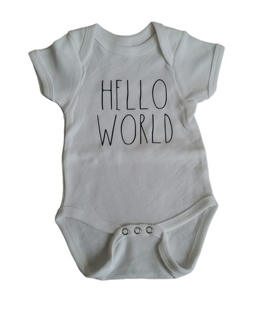 Hello World Rae Dunn Inspired Boys Shirt Girls Shirt