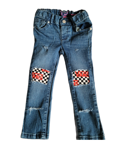 Vans Girls Distressed Jeans Boys Distressed Jeans