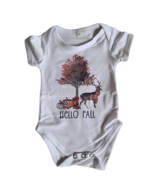 Hello Fall Girls Shirt Boys Shirt