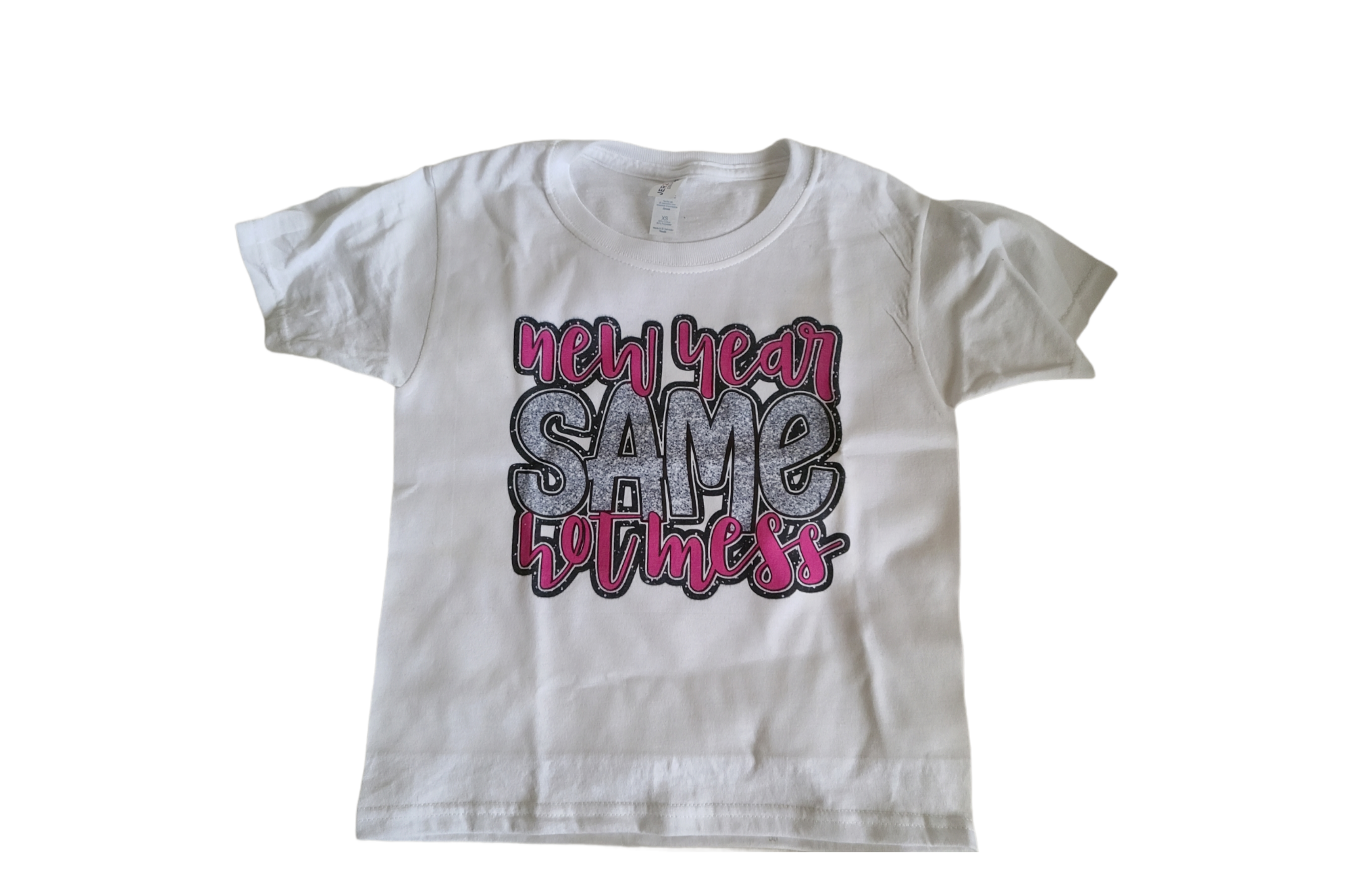 New Year Same Hot Mess Girls Shirt Ladies Shirt