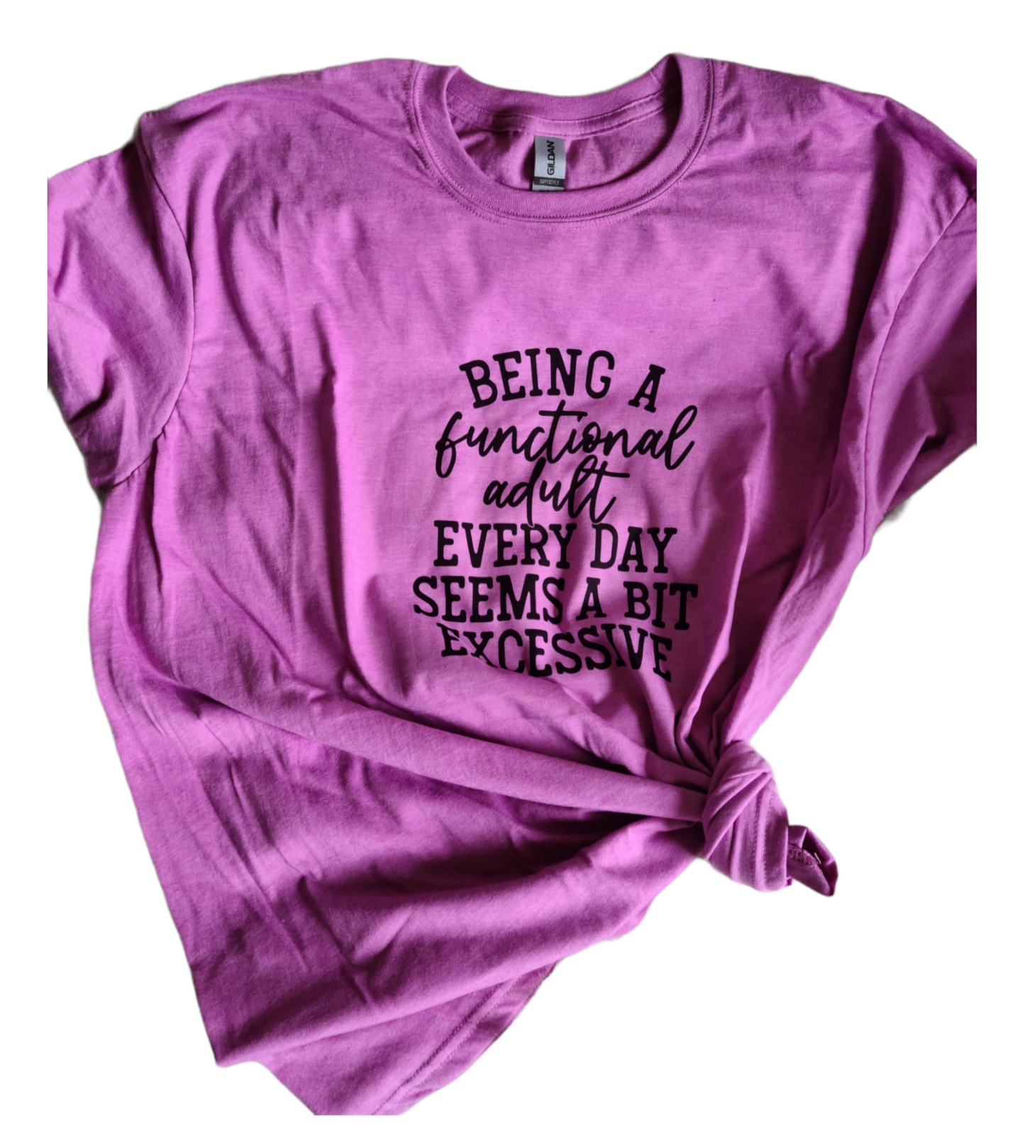 Being a Functional Adult Everyday seems a bit Excessive Ladies shirt
