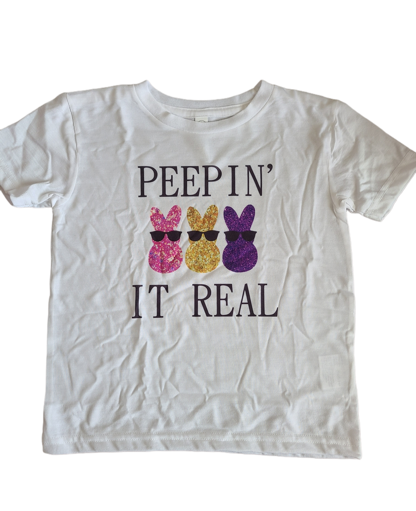 Peepin It Real Girls Shirt Easter