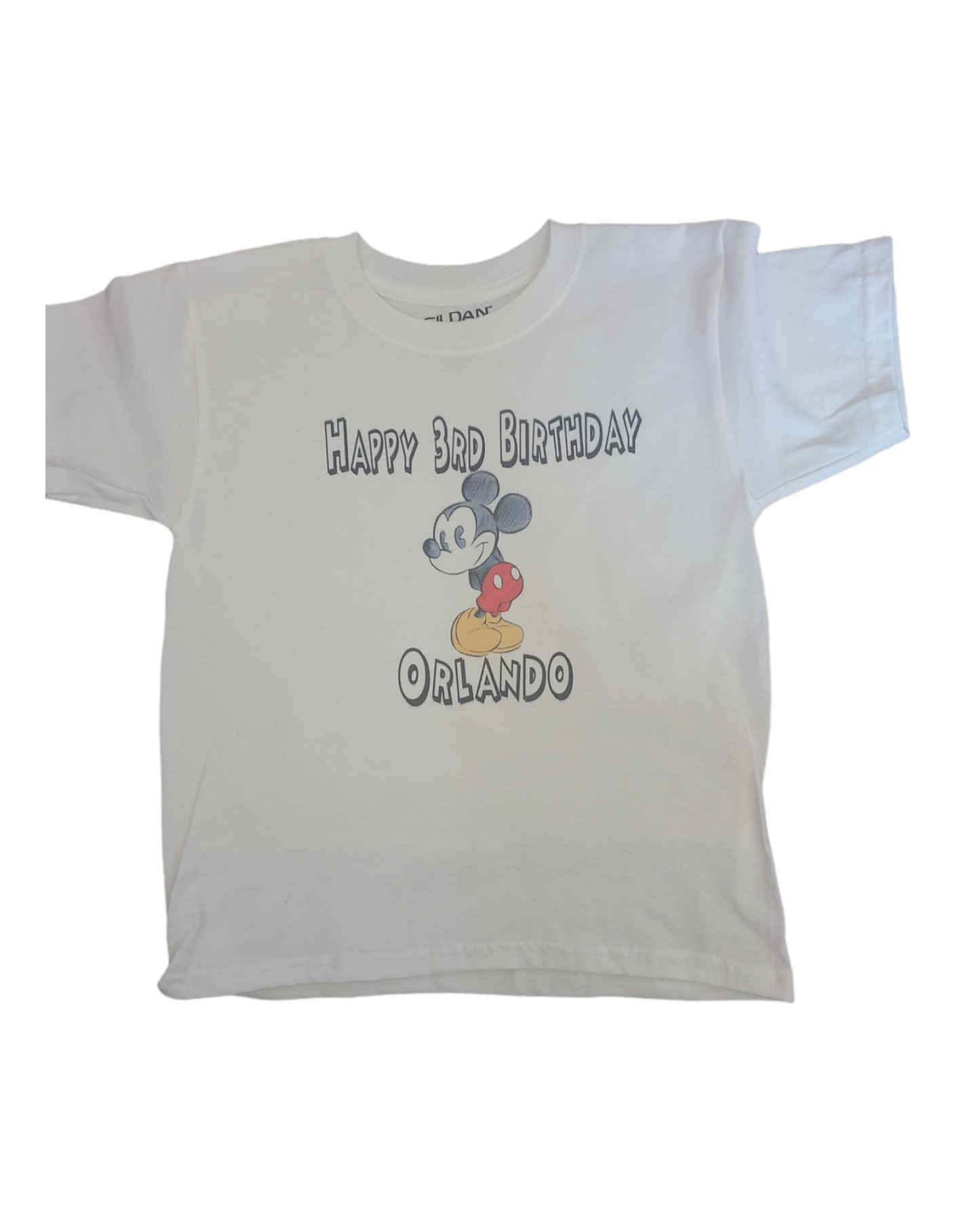 Mickey Mouse Birthday Boys Shirts