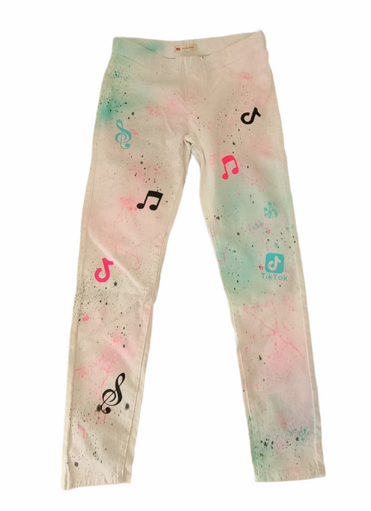Tiktok Girls Distressed Jeans
