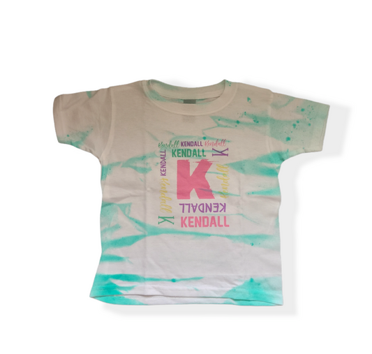 All Over Personalized Name Girls Shirt Boys Shirt