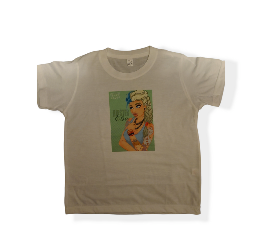 Tatted Disney Princess Elsa Girls Shirt