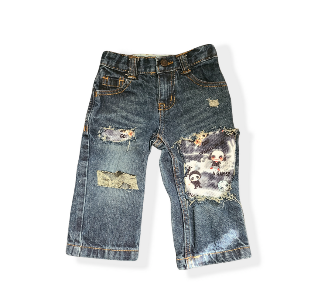 Horror Boys Distressed Jeans Halloween