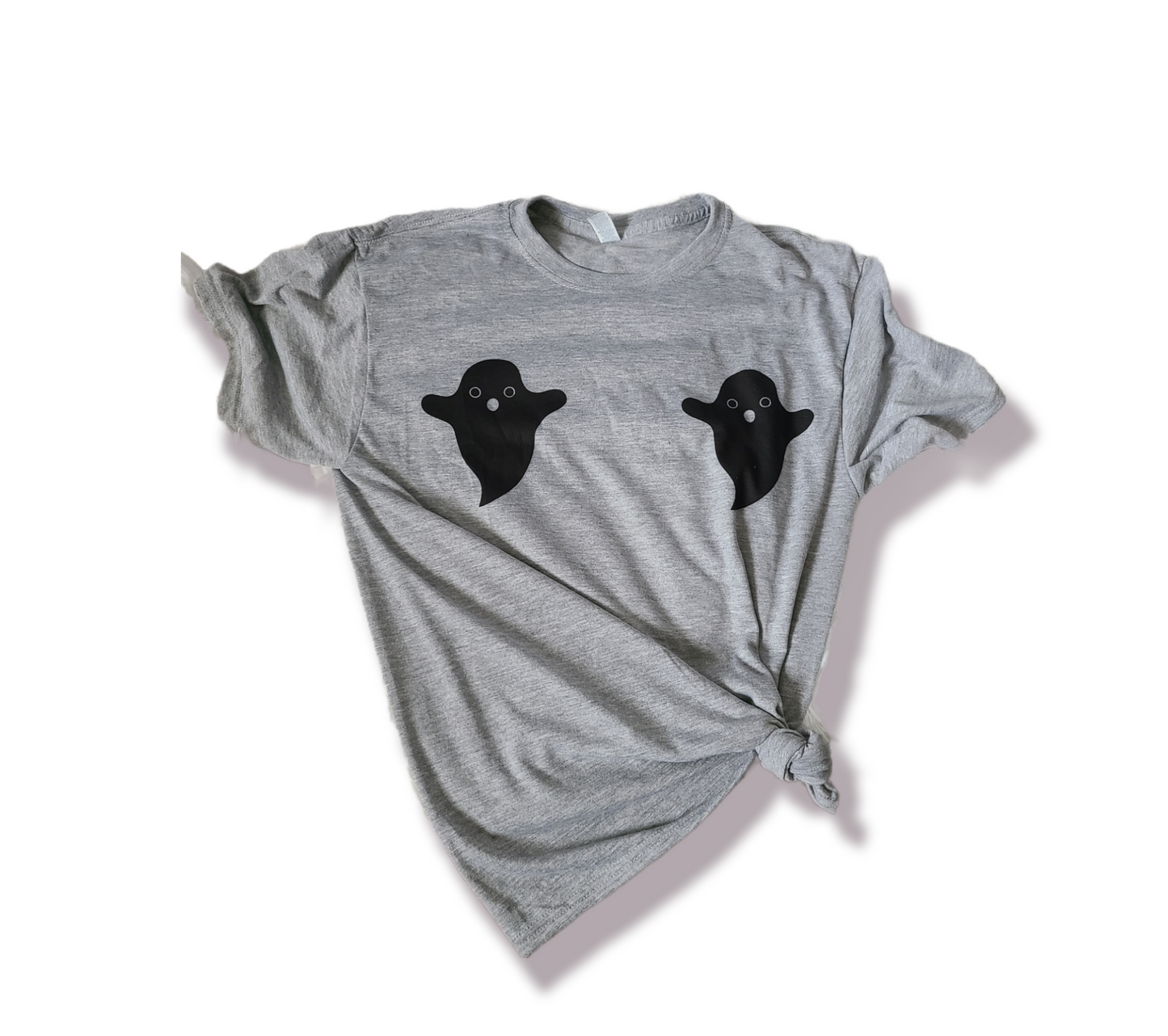 Ghost Boobs Halloween Ladies Shirt