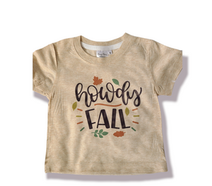 Howdy Fall Girls Shirt Boys Shirt