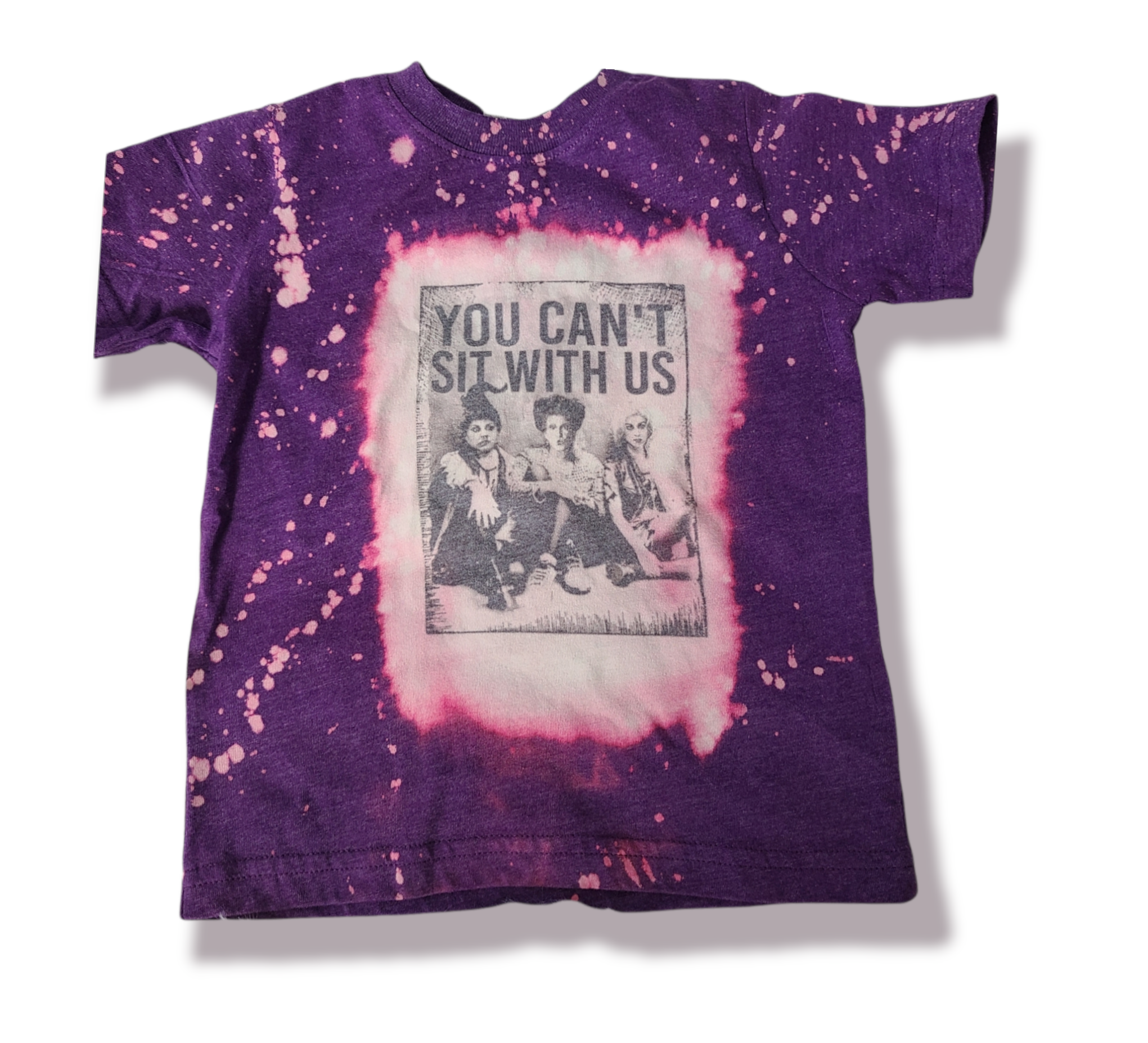 You can't sit with us Hocus Pocus Halloween Girls Shirt Ladies Shirt