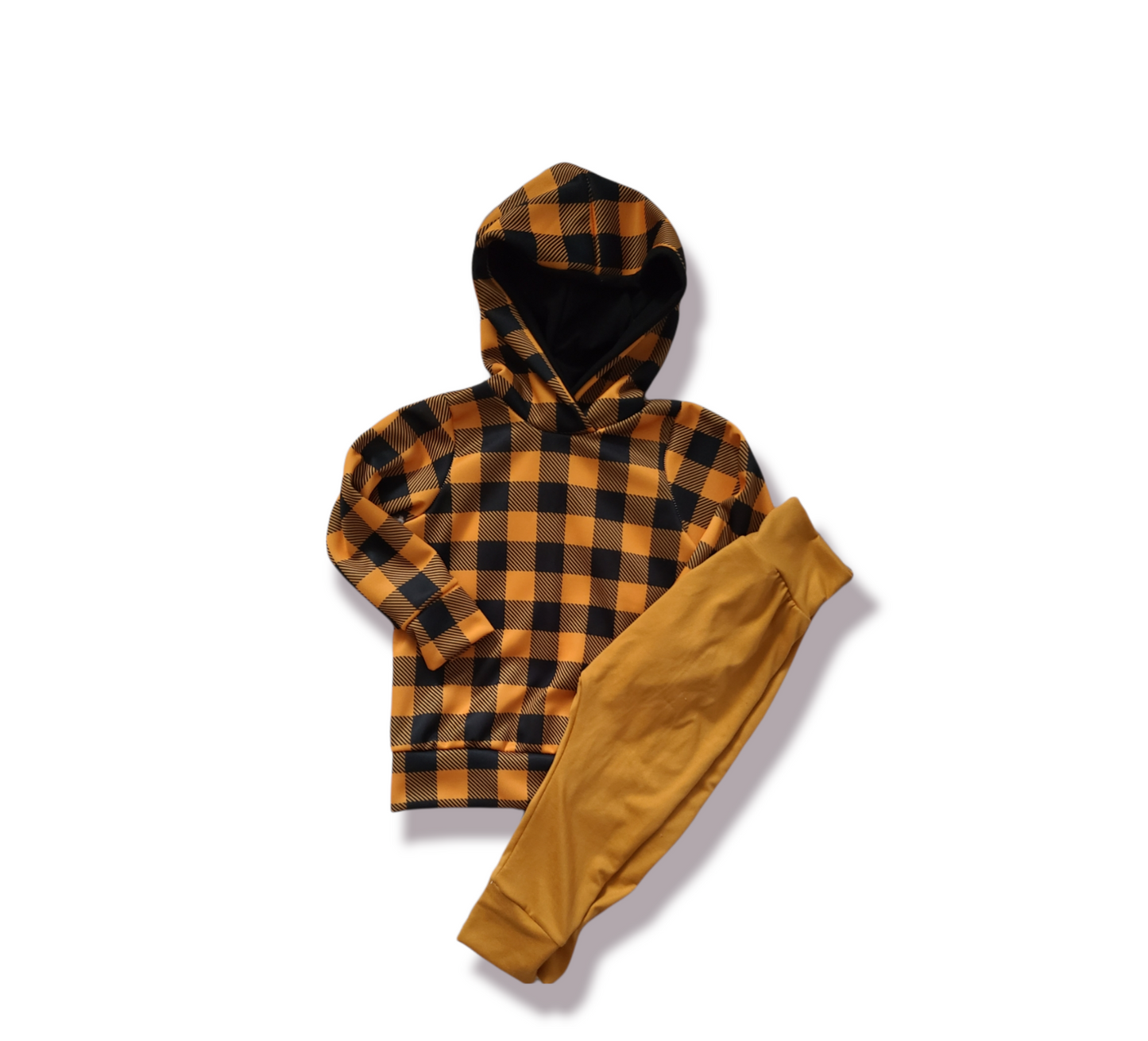 Mustard Plaid Handmade