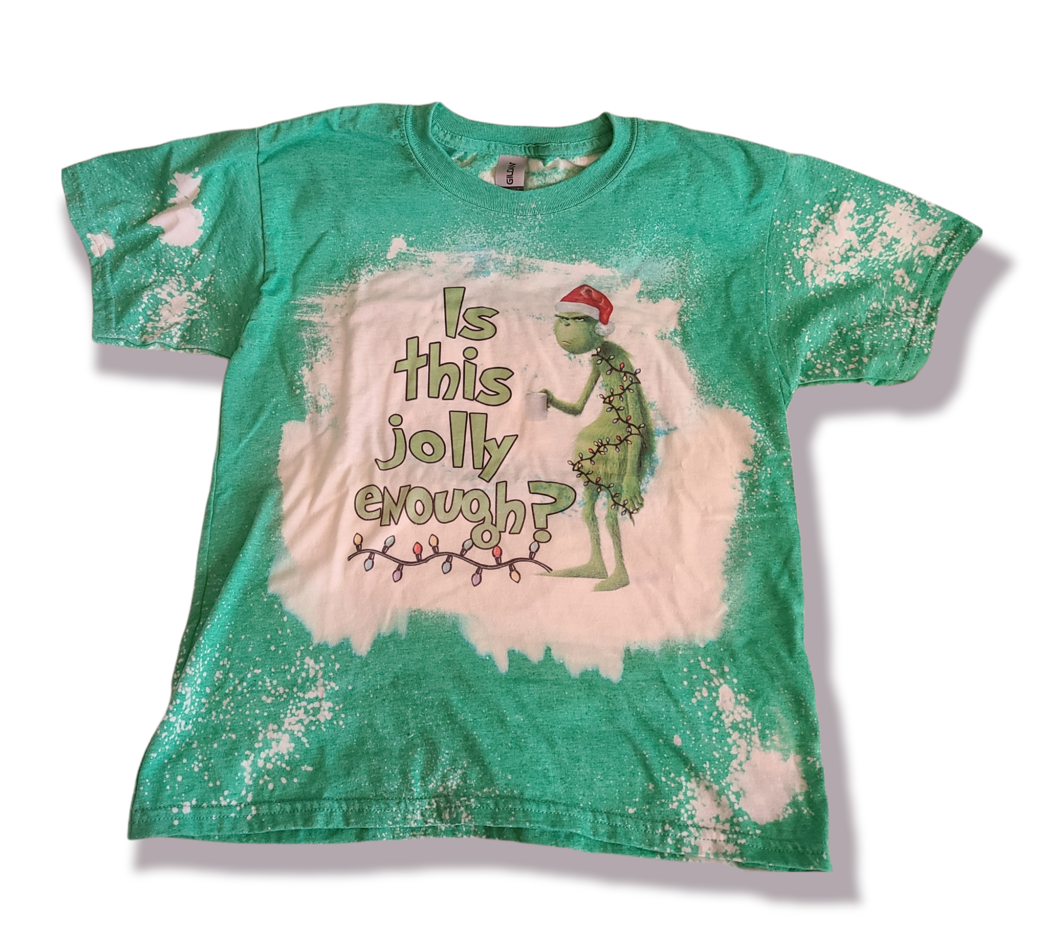 Grinch is this jolly enough Christmas Boys Shirt Girls Shirt Ladies Shirt Mens Shirt