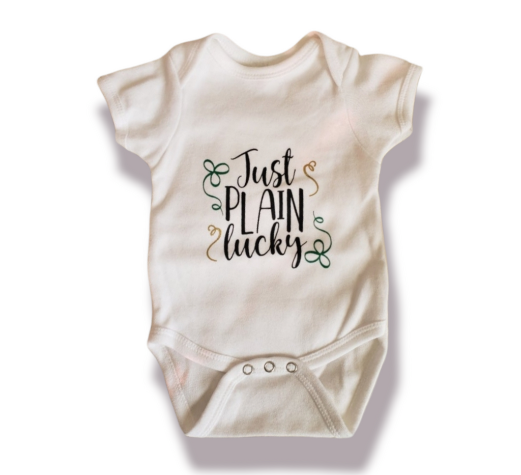 Just Plain Lucky Boys Shirt Girls Shirt St. Patrick's