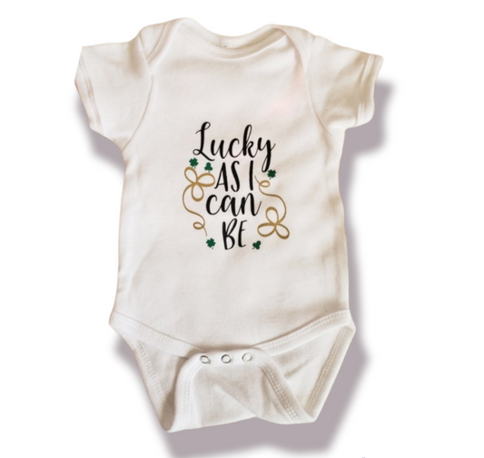 Lucky As Can Be Boys Shirt Girls Shirt St. Patrick's