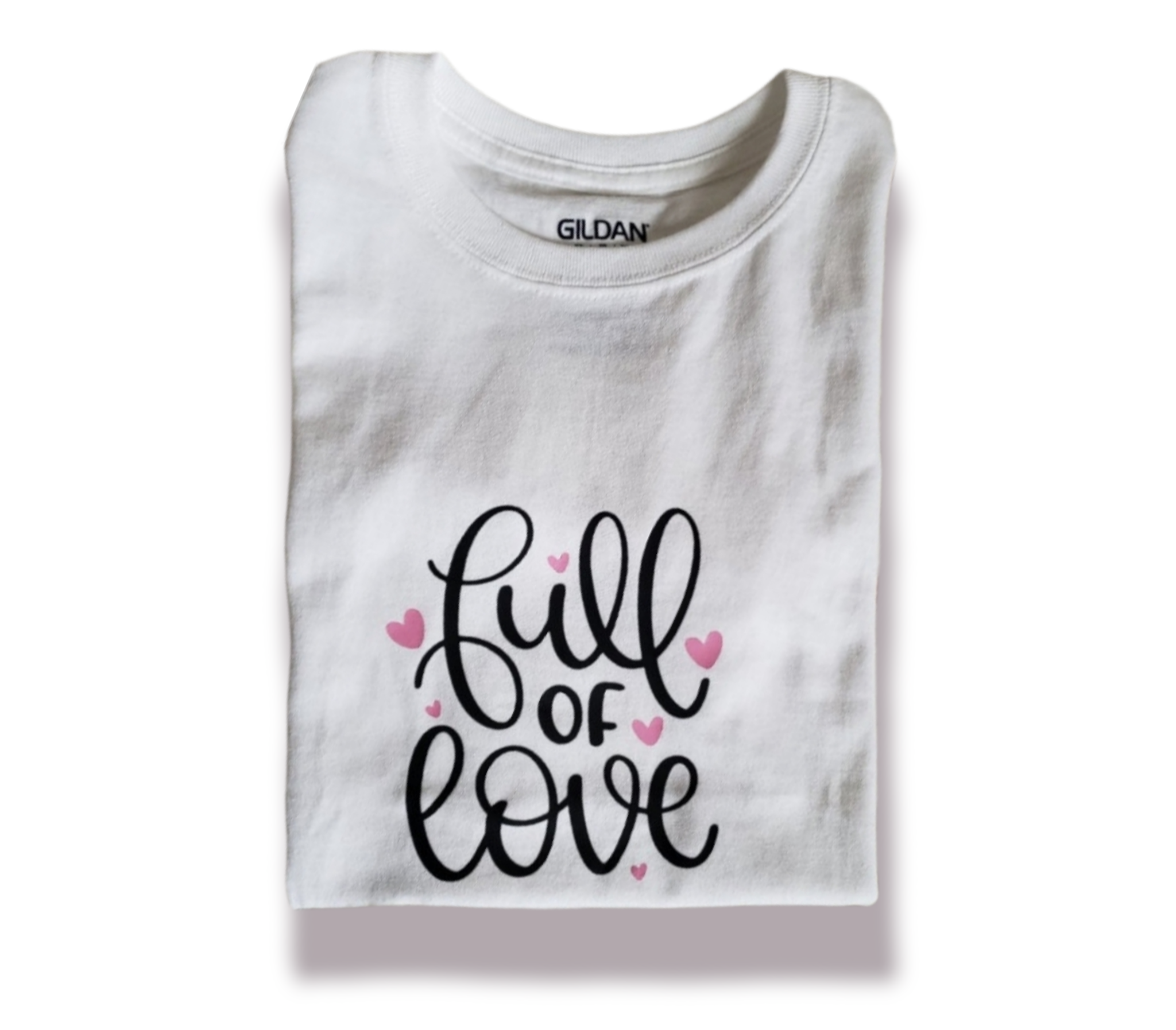 Full of Love Girls Shirt Valentines