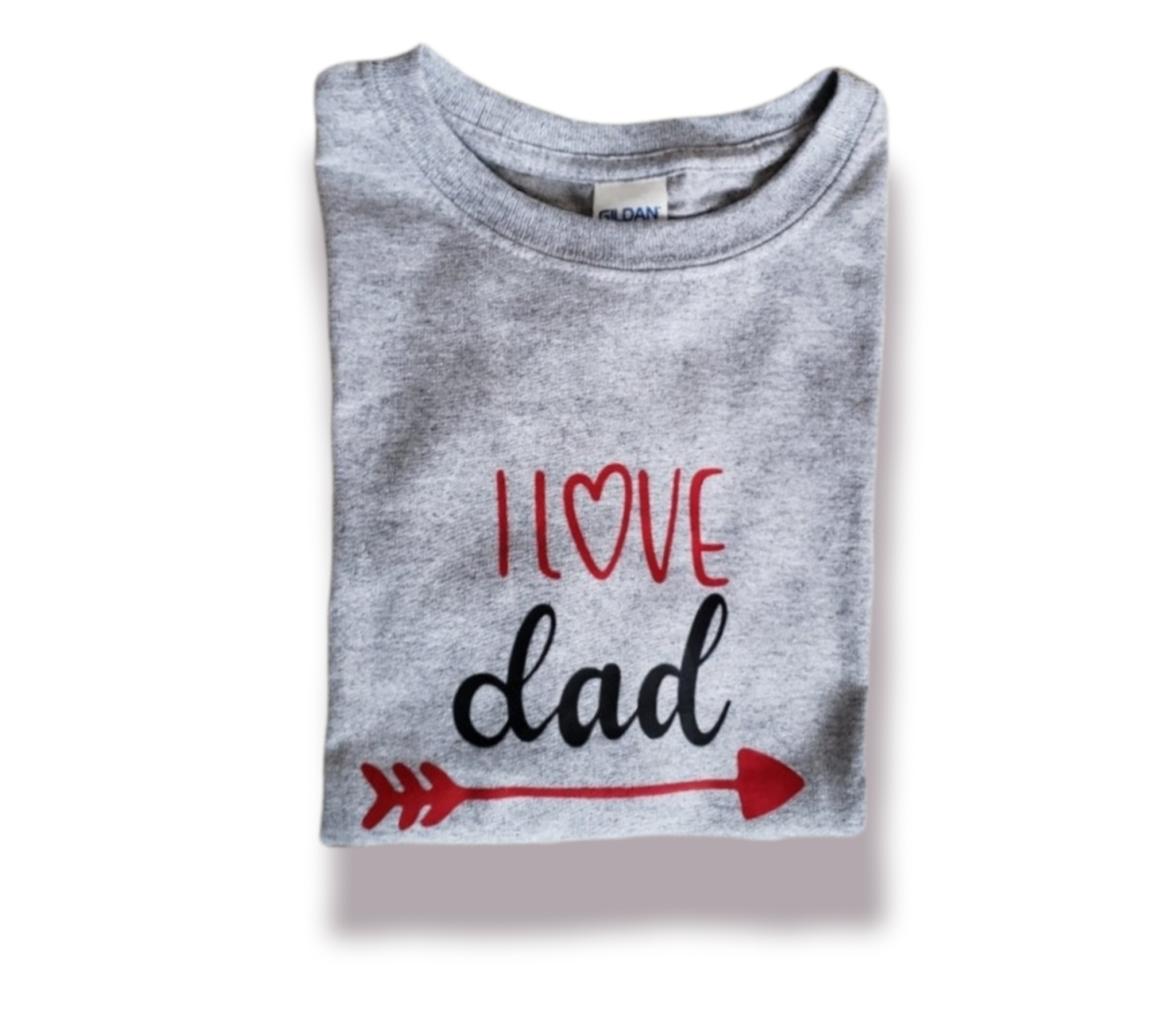 I Love Dad Girls Shirt Valentines