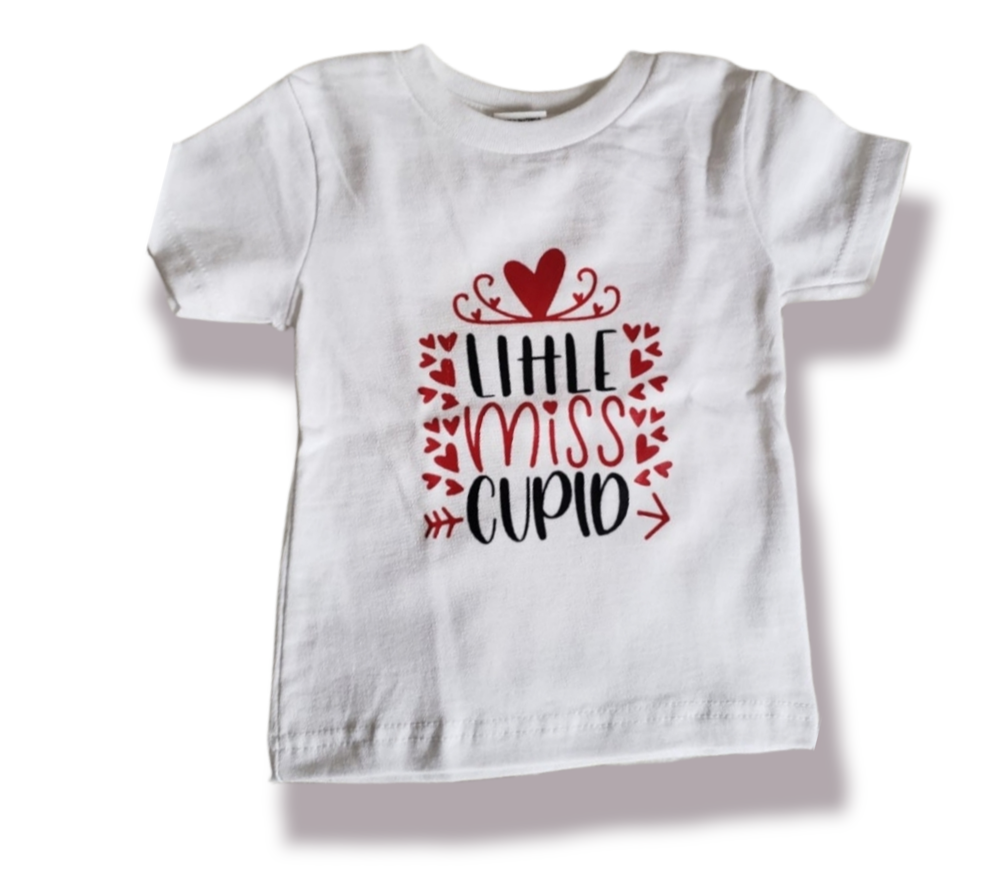 Little Miss Cupid Girls Shirt Valentines