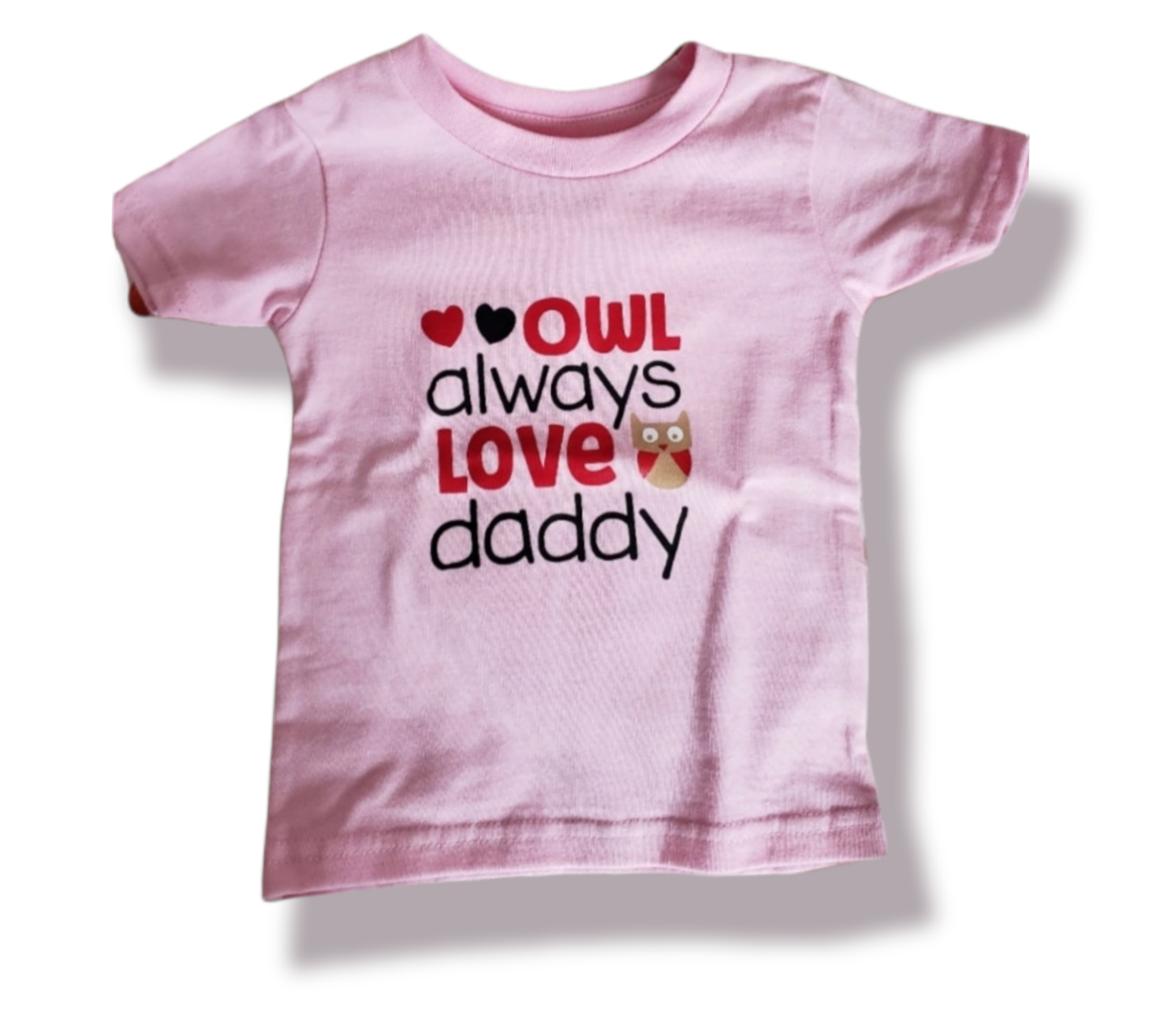 Owl Always Love Daddy Valentines Girls Shirt