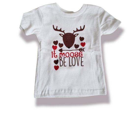 It Moose Be alove Boys Shirt Girls Shirt Valentines