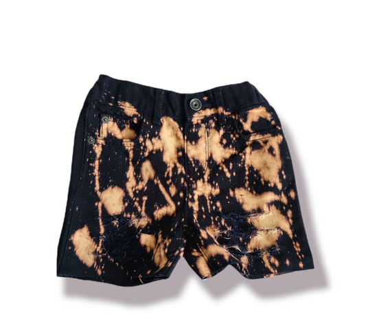 Black Boys Distressed Jeans Shorts urban