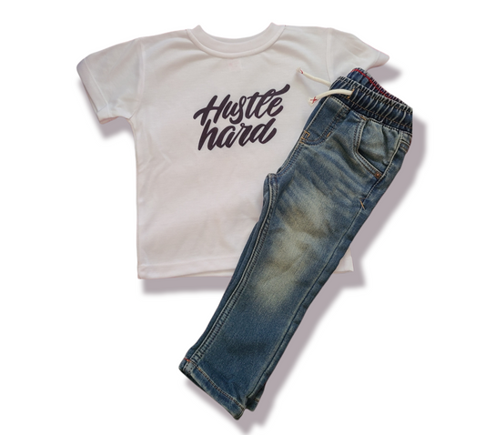 Hustle Hard Boys Shirt Girls Shirt