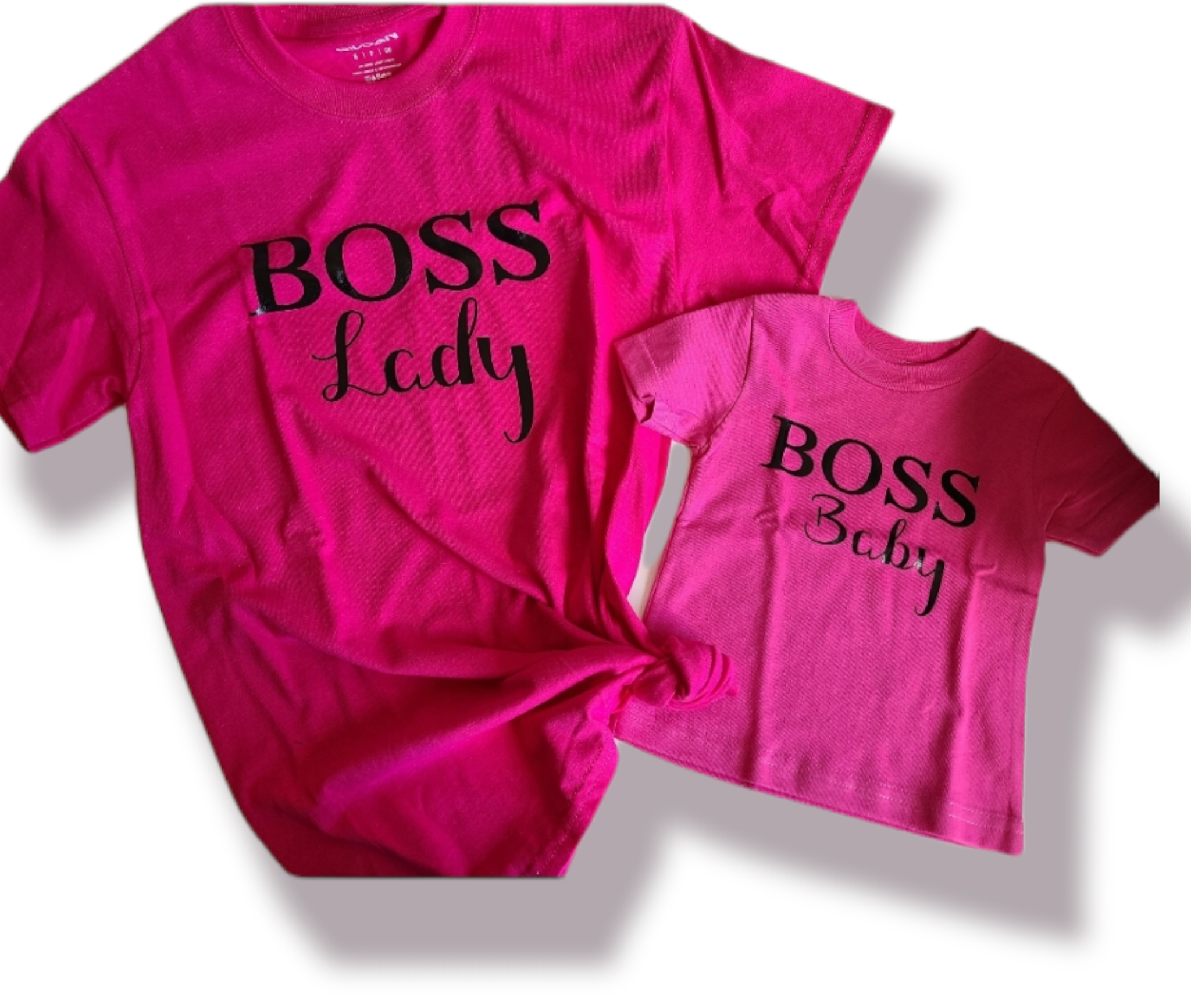 Boss Lady Boss Baby Mommy and Me Ladies Shirt Girls Shirt