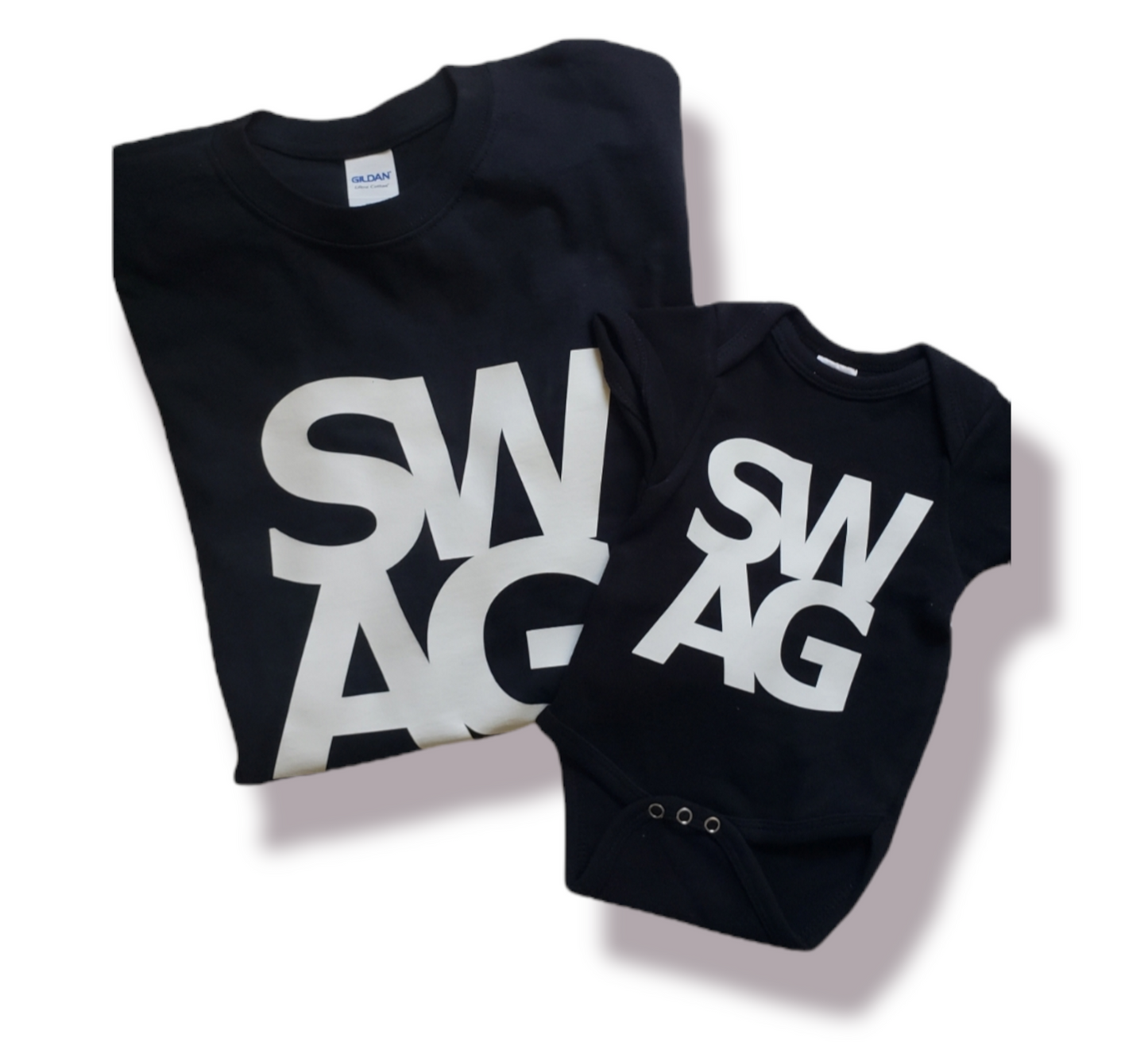 Swag Daddy and Me Mens Shirt Boys Shirt